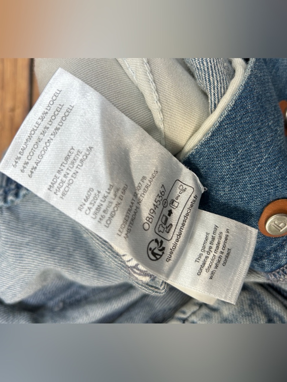 Pilcro Light Blue Wide Leg Jeans - Picture 5 of 6